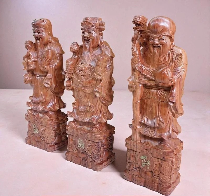 tượng tam đa bằng gỗ