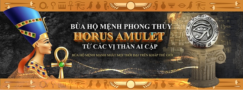 bùa hộ mệnh horus amulet ai cập