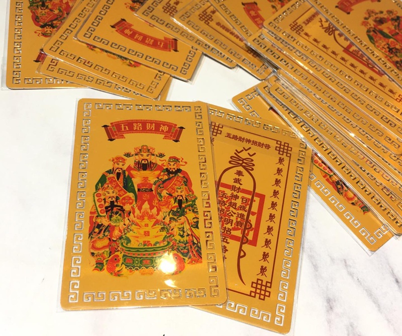 bùa ngũ lộ thần tài