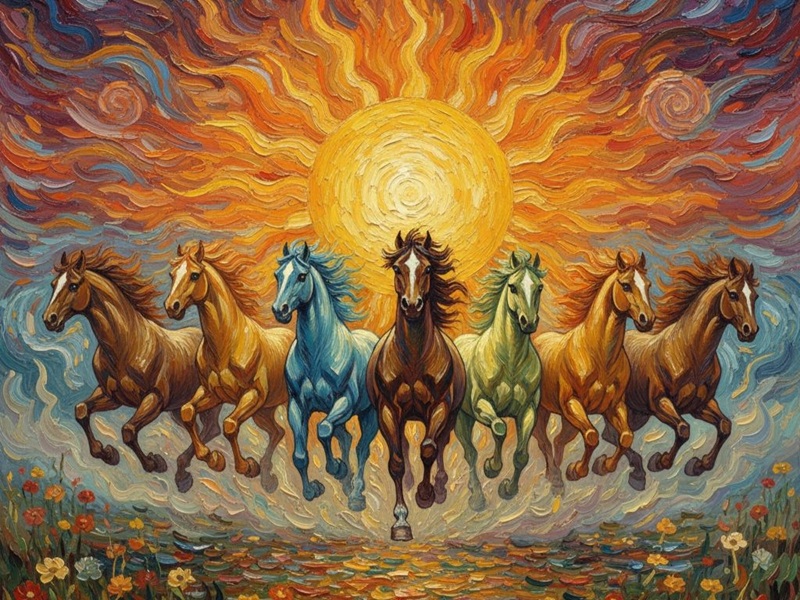 có nên trưng tranh tượng ngựa không