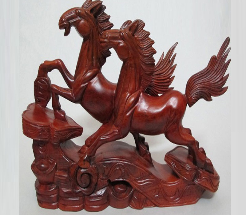 tượng song ngựa