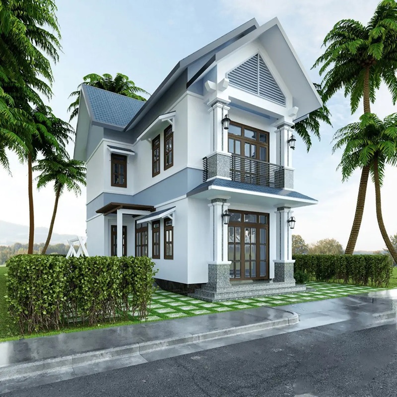 mái tôn hiện đại đô thị