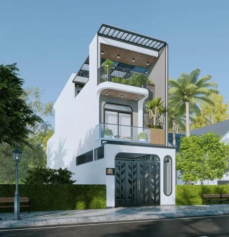 nhà phong cách hiện đại sang trọng