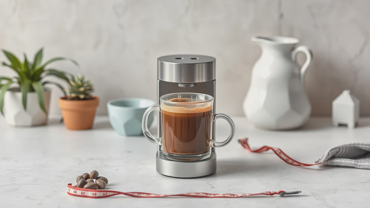 Bếp nhỏ mà thiếu góc pha cà phê thì đúng là phí không gian