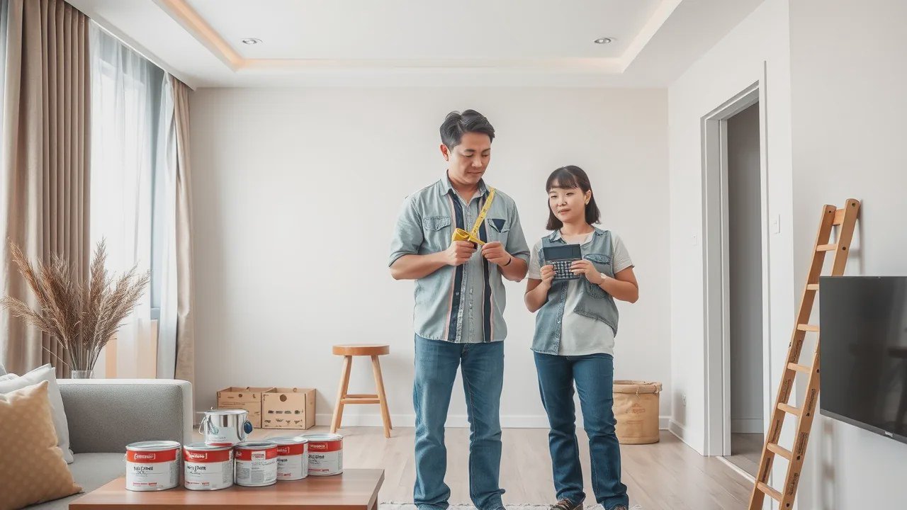Cách tính m2 sơn nhà thực tế: đừng nhân m2 sàn với một con số Cách tính m2 sơn nhà thực tế: đừng nhân m2 sàn với một con số